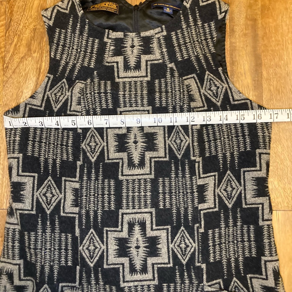 Pendleton Portland Collection wool Aztec shift dress, small - RARE - Picture 4 of 9